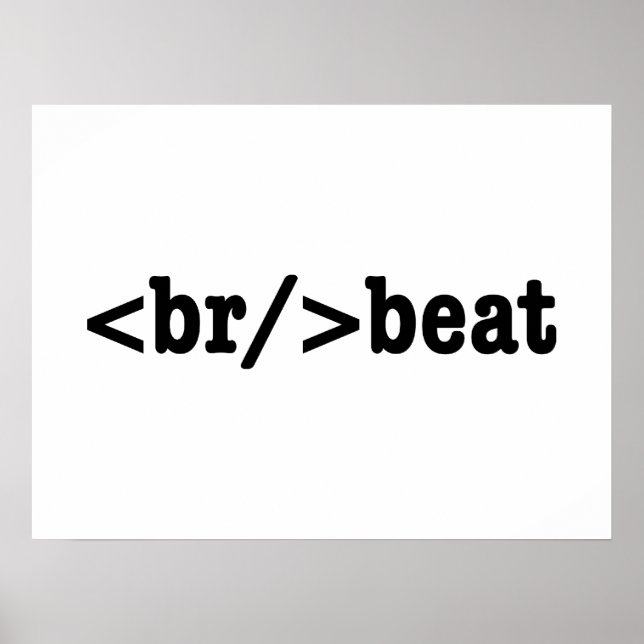 Póster código HTML de salto (Frente)