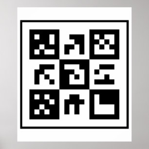 Póster código qr