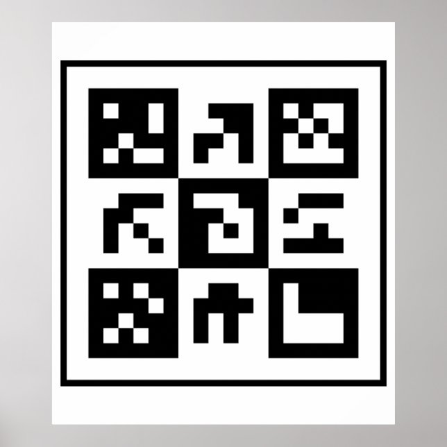 Póster código qr (Frente)
