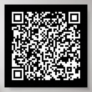 Póster Código QR creado al instante (introduciendo su URL