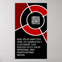 código QR de maroon bullseye