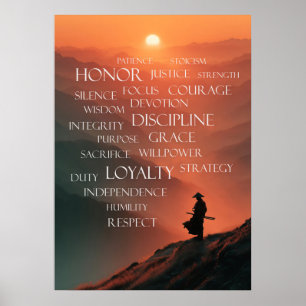 Póster Código Samurái: El Camino Bushido