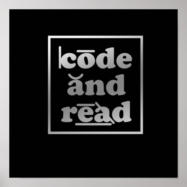 Póster Código Y Leer Gráfico De Terapia De Sensibilizació (Frente)