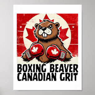 Póster Codos Arriba Canadá Aranceles Canadienses de Respu