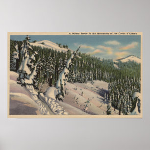 Póster Coeur d'Alene, ID - Coeur d'Alene