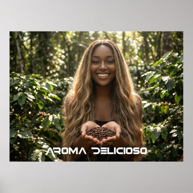 PÓSTER COFFEE - AROMA DELICIOSO (Frente)