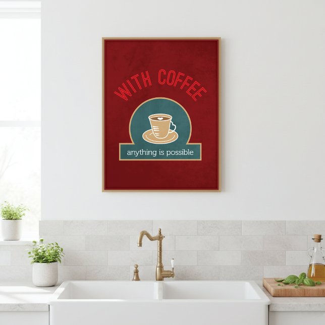 Póster Coffee Cote Modern Kitchen Art (Subido por el creador)