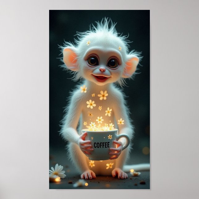 Póster Coffee Cute (Frente)