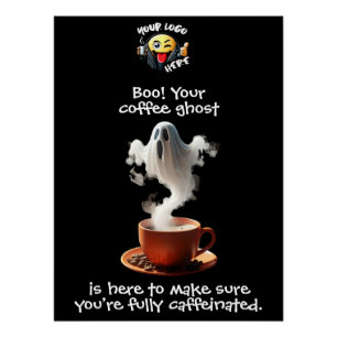 Póster Coffee Ghost