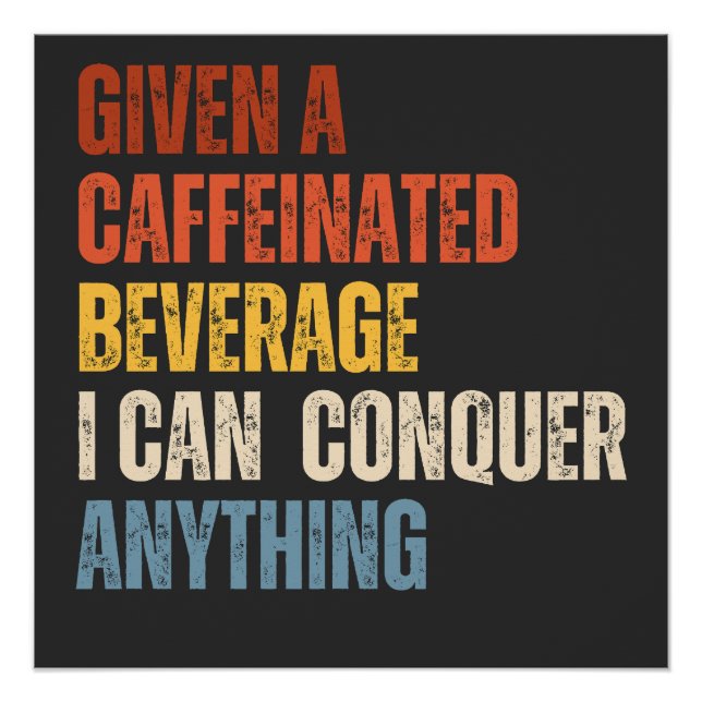 Póster Coffee Lover | Caffeinato (Anverso)