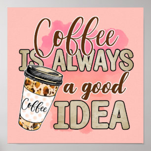 Póster Coffee Lovers Mantra