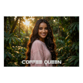 PÓSTER COFFEE QUEEN
