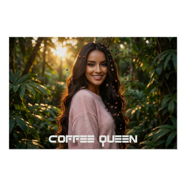 PÓSTER COFFEE QUEEN (Anverso)