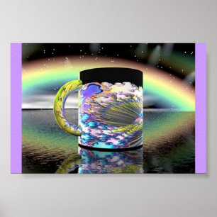 Póster Coffee Rainbow