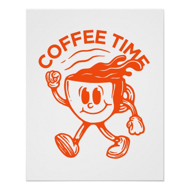 Póster Coffee Time (Anverso)