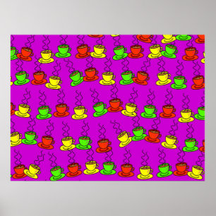 Póster Coffee Wallpaper