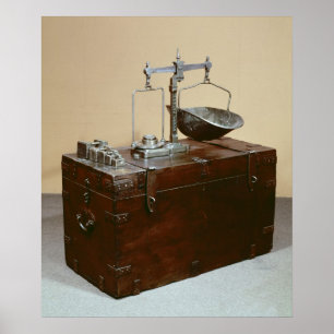 Póster Coffer and scales
