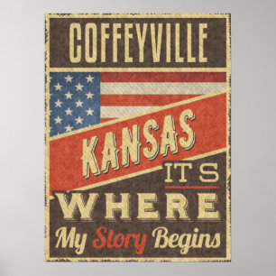 Póster Coffeyville Kansas