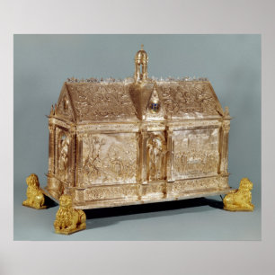 Póster Cofre reliquiario de San Macaririo de Gante, 1616