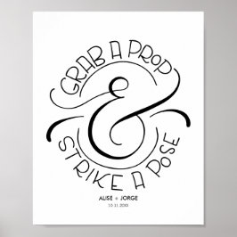 Póster Coge un objeto y haz una pose - Foto