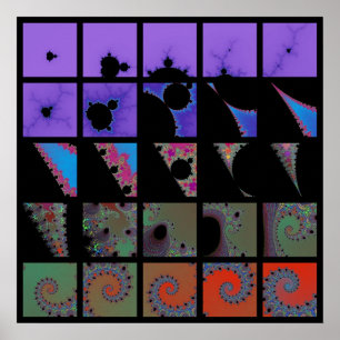 Póster Cogido en un espiral