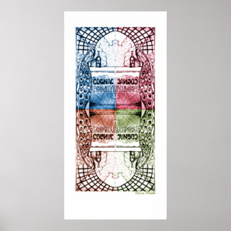 Póster Cognac 4-Color