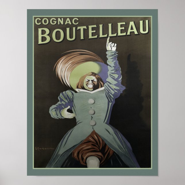 Póster Cognac Boutelleau Poster por Leonetto Cappiello (Frente)