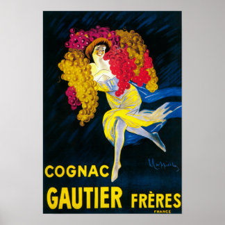 Póster Cognac Gautier Promotional PosterFrance