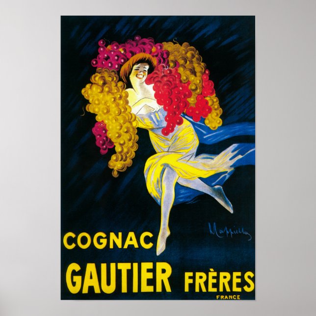 Póster Cognac Gautier Promotional PosterFrance (Frente)