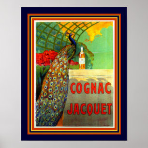 Póster Cognac Jacquet 1912 Advertisement -16x20