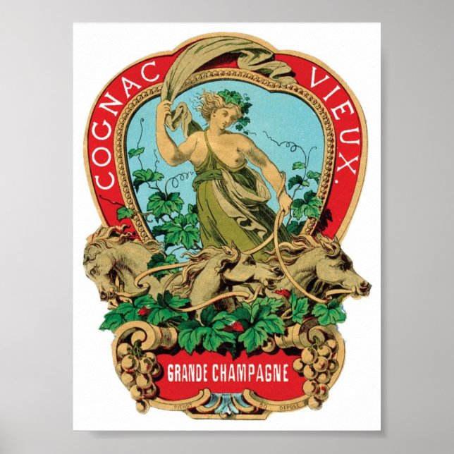 Póster Cognac Vieux Grand Champagne (Frente)