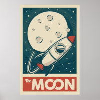 Cohete galaxico Moon Retro