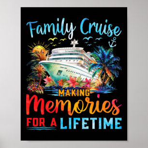 Póster Coincidencia de vacaciones de verano familiar en c
