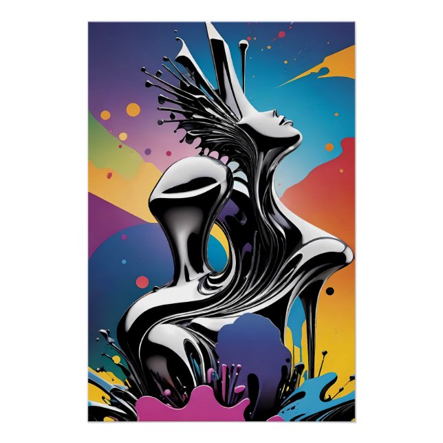 Póster Coincidencia inesperada - Arte surrealista Ken Gag (Anverso)