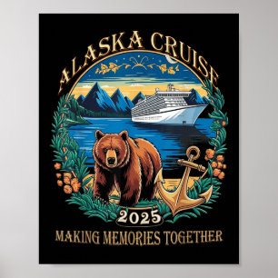 Póster Coincidentes Amigos Familiares Y Grupo Alaskan Ala