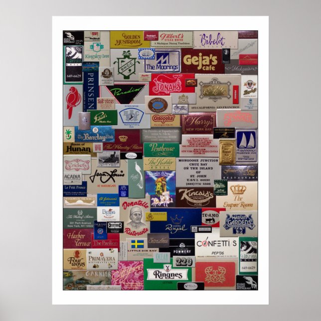 Póster Coincidir con libros (Frente)