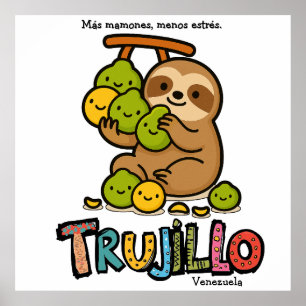 Póster Cojín Decorativo Trujillo Venezuela   Diseño diver