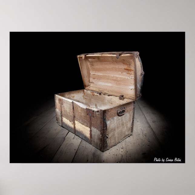 Póster Cojín del tesoro vacío (Frente)