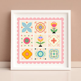 Póster Cojines con Amor