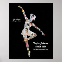 Colage de fotos de baile de ballet personalizado p