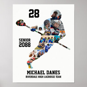 Póster Colage de fotos personalizadas de deportes para ju