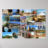 Colage poster de Mallorca en Baleares