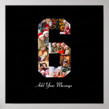 Colaje de Foto Número 6 en Blanco y Negro