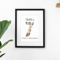 Colaje de Fotos de Moda para Fiesta de Cumpleaños