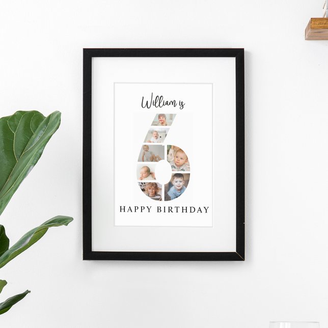 Póster Colaje de Fotos de Moda para Fiesta de Cumpleaños  (Subido por el creador)