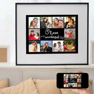 Póster Colaje de Fotos El Amor es una Cosa Maravillosa 10