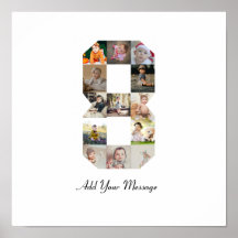 Colaje de fotos en blanco y negro número 8