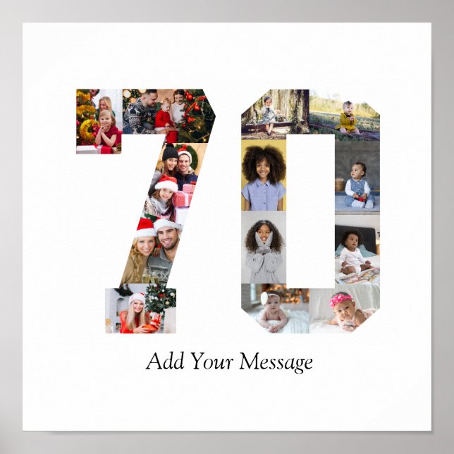 Póster Colaje de fotos número 70 (Frente)