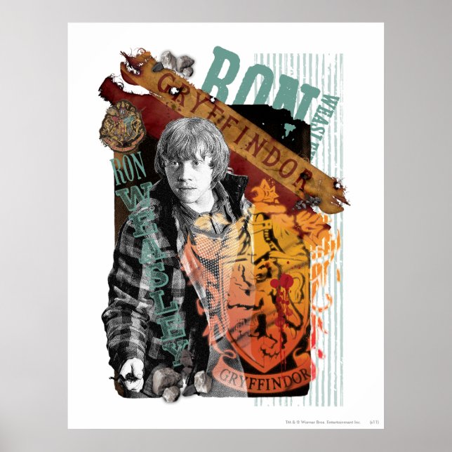 Póster Colaje de Ron Weasley 1 (Frente)