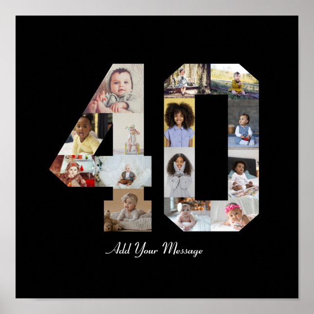 Póster Colaje fotográfico número 40 (Frente)